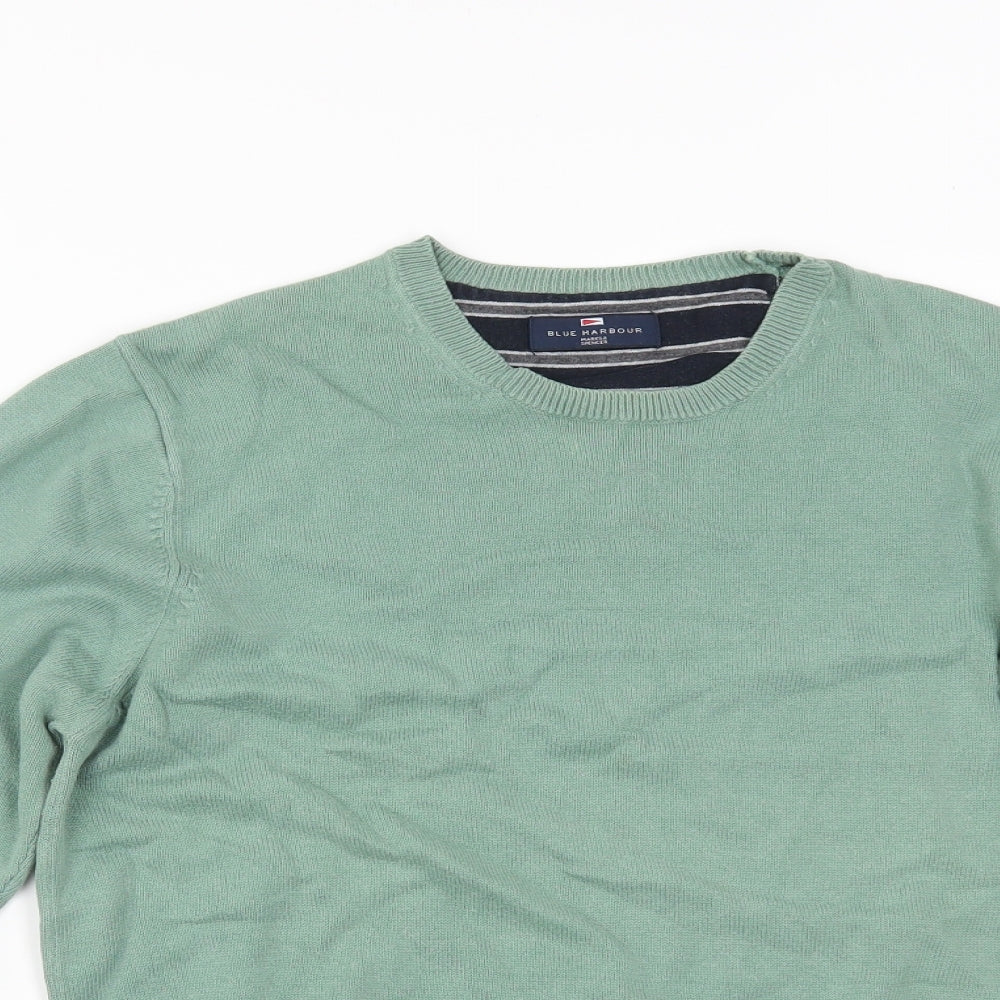 Marks and Spencer Mens Green   Pullover Jumper Size M