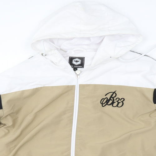 Bee Inspired Mens Beige   Jacket  Size S