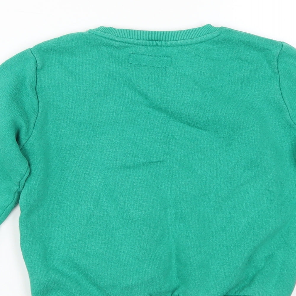 NEXT Boys Green   Pullover Sweatshirt Size 4-5 Years  - dinasour