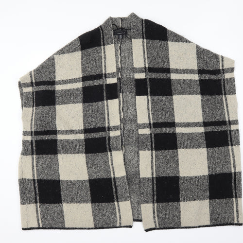 Primark Womens Beige Check  Tunic Jumper One Size  - Waist coat