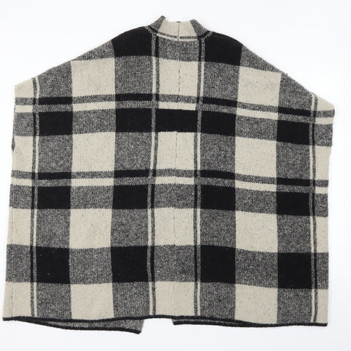 Primark Womens Beige Check  Tunic Jumper One Size  - Waist coat