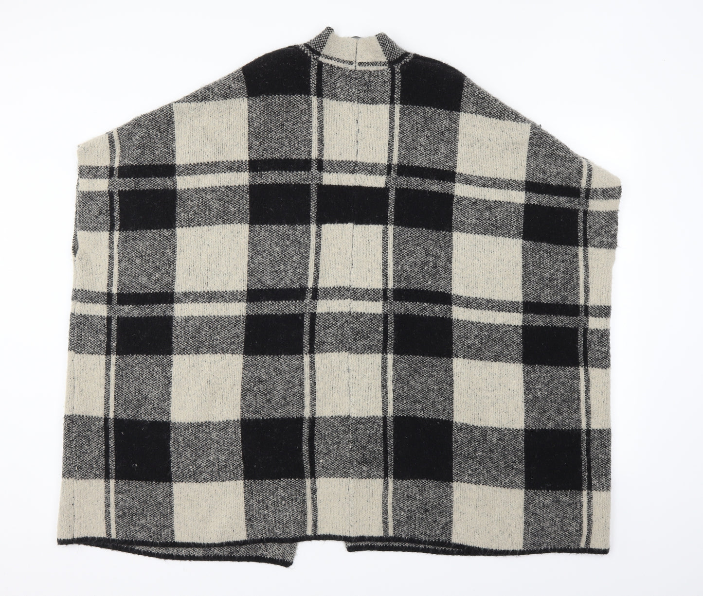 Primark Womens Beige Check  Tunic Jumper One Size  - Waist coat