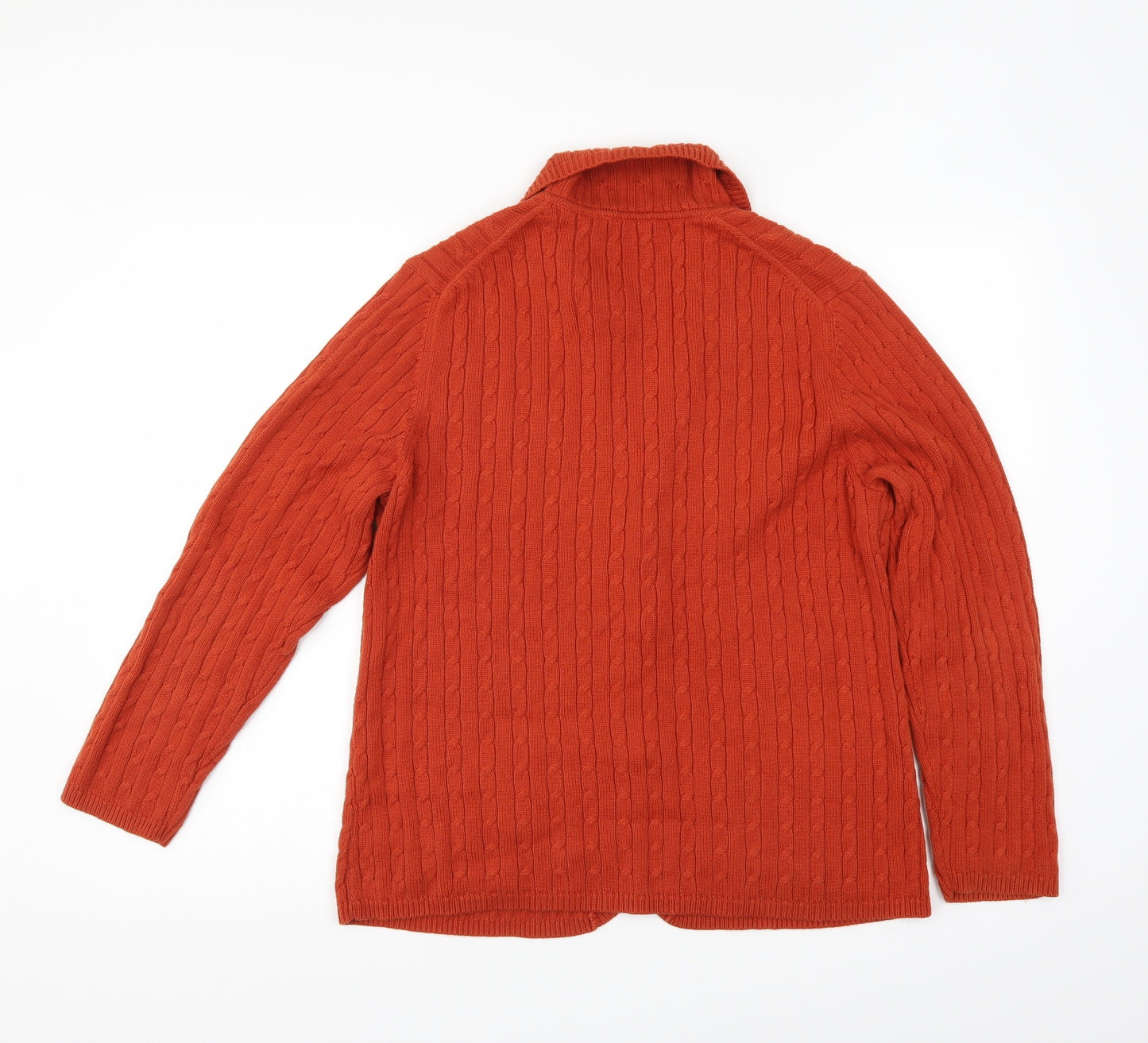 Hampshire Studio Womens Orange   Cape Jumper Size XL