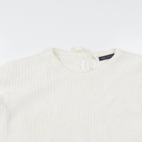 Marks and Spencer Womens Ivory   Pullover Jumper Size XL