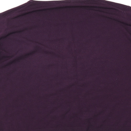 Marks and Spencer Womens Purple   Pullover Jumper Size 16