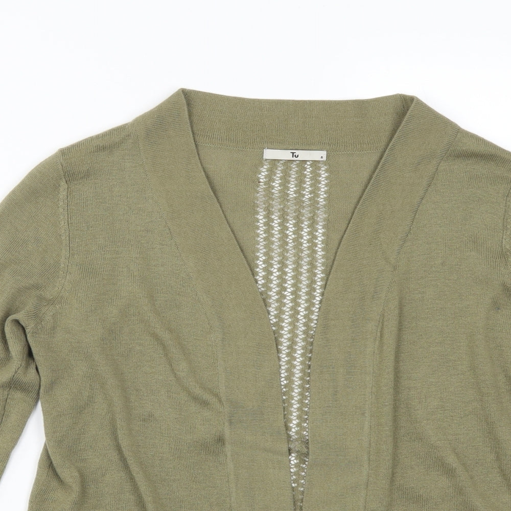 TU Womens Green   Cardigan Jumper Size 8