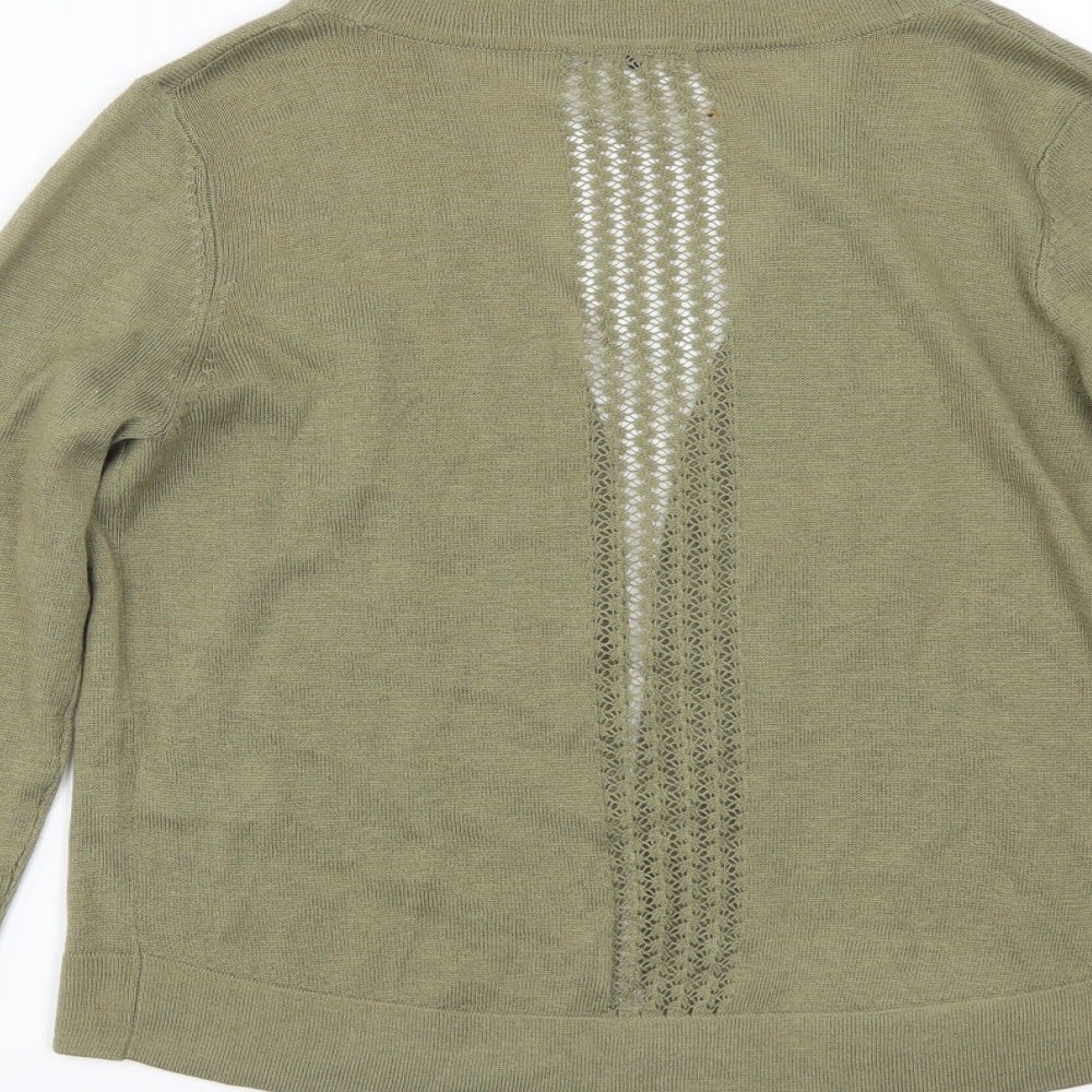 TU Womens Green   Cardigan Jumper Size 8