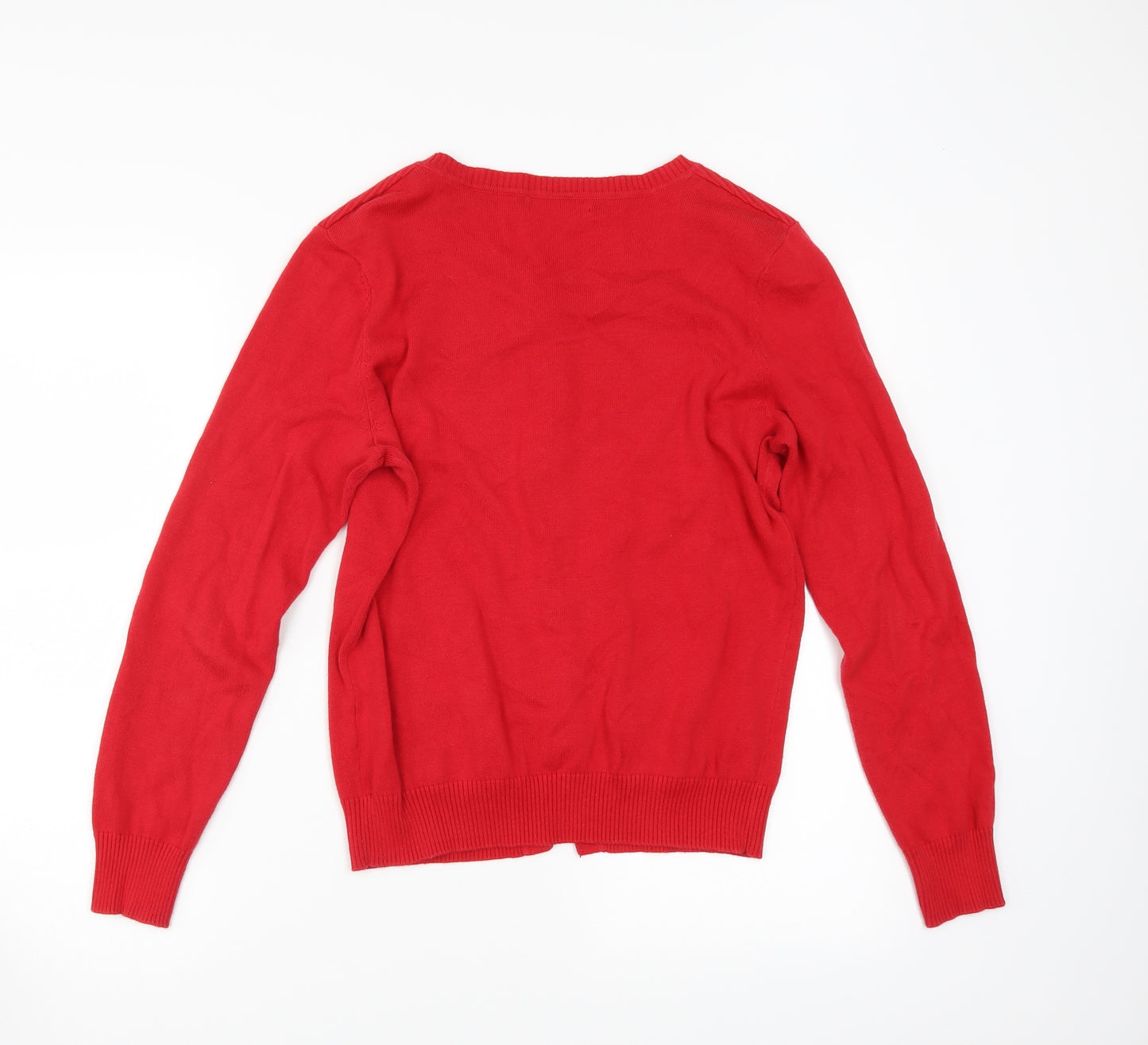 Red Herring Womens Red   Cardigan Jumper Size 14