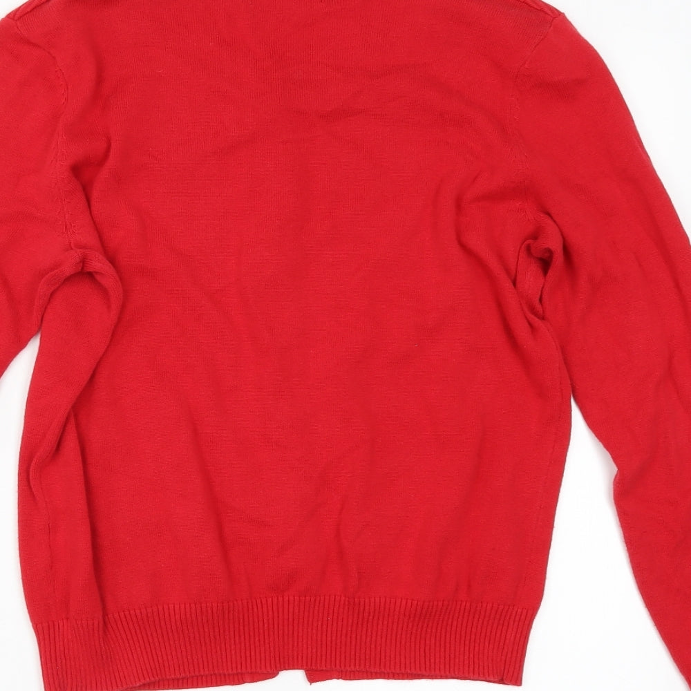 Red Herring Womens Red   Cardigan Jumper Size 14