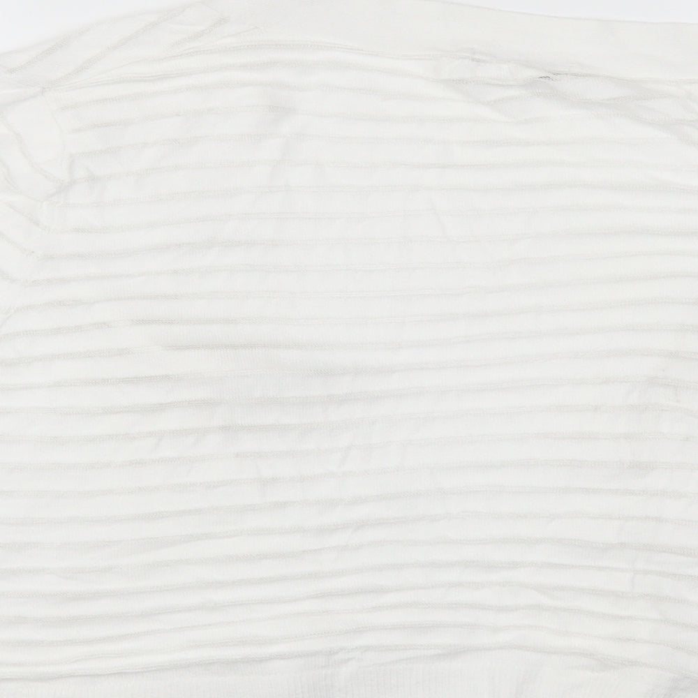TU Womens White   Cardigan Jumper Size 24