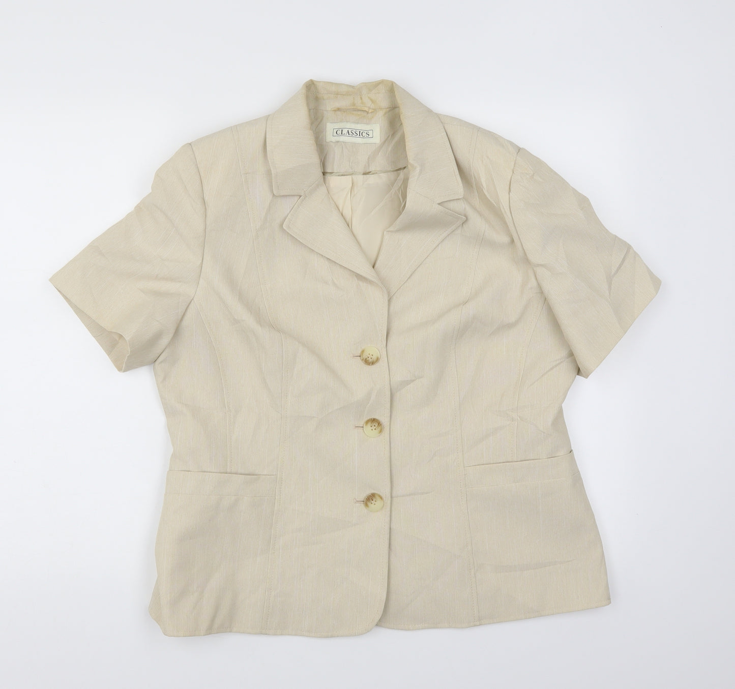 BHS Womens Beige   Jacket  Size 16