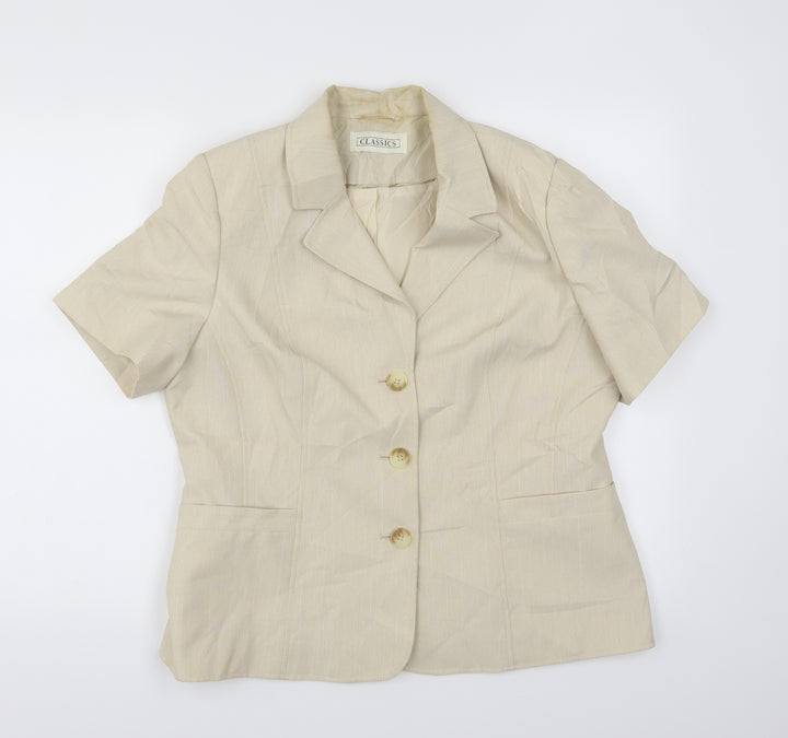 BHS Womens Beige   Jacket  Size 16