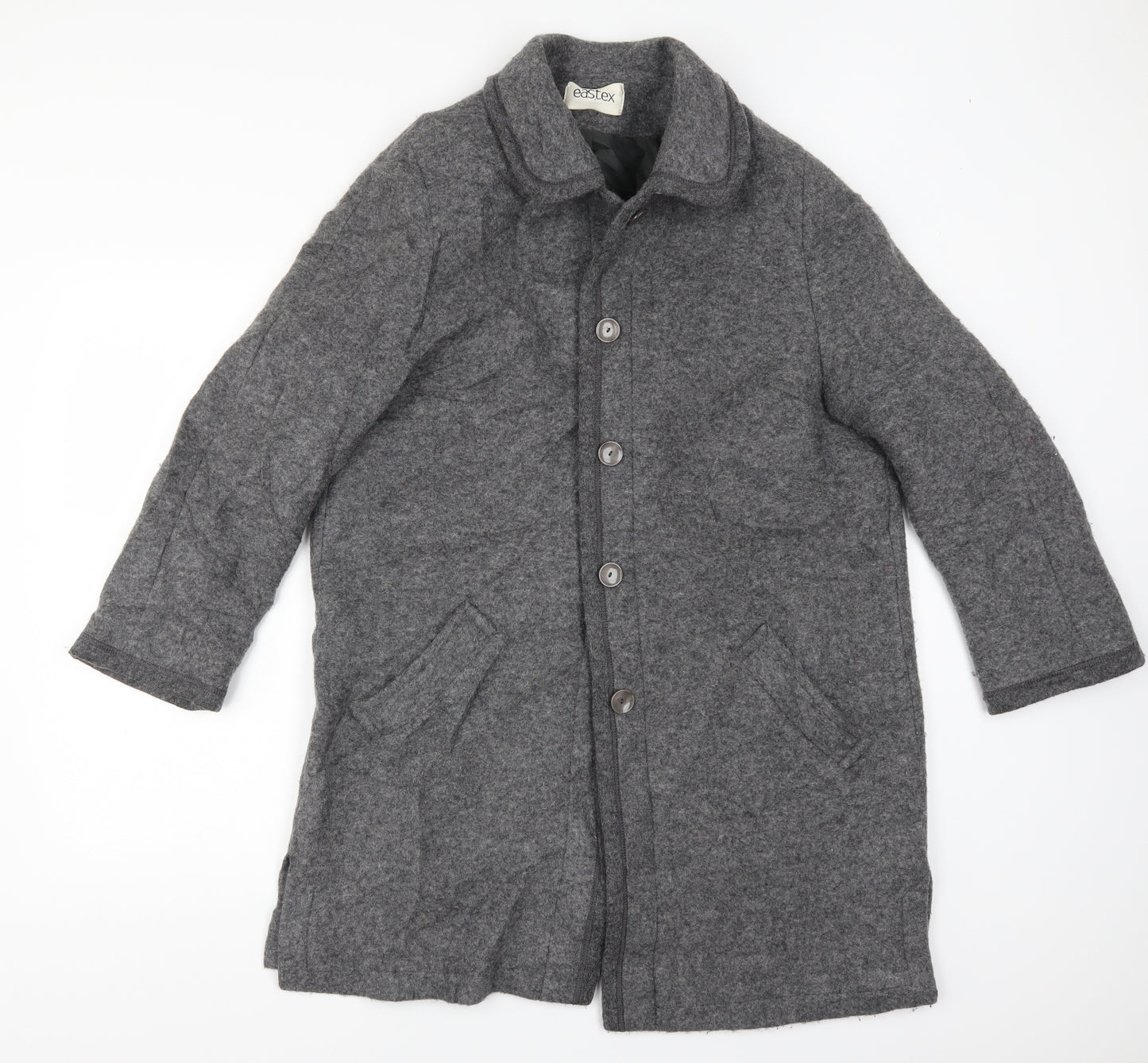 Eastex Womens Grey   Overcoat Coat Size 14