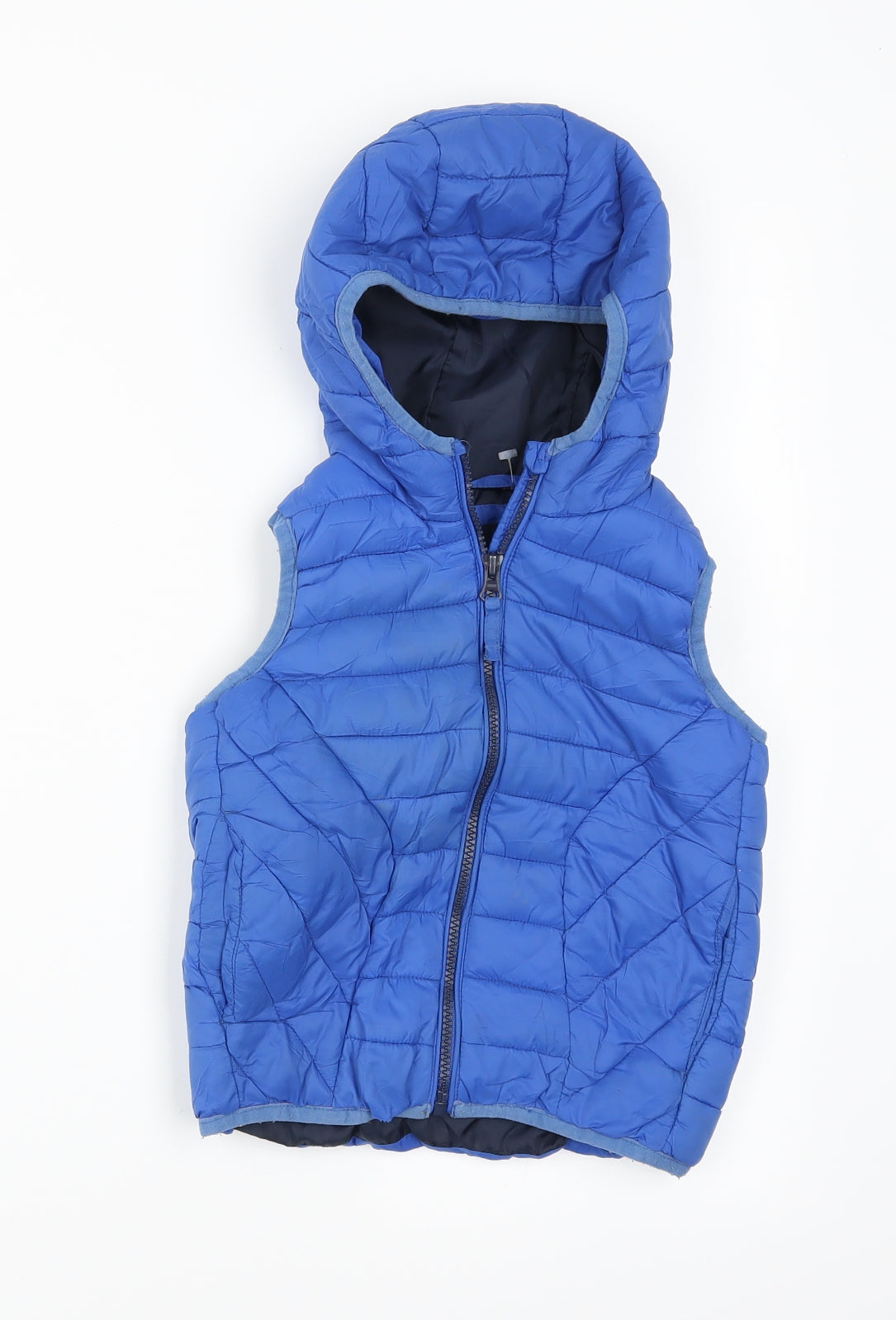 NEXT Boys Blue   Gilet Waistcoat Size 3-4 Years