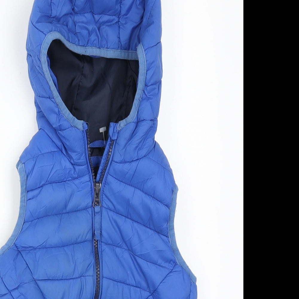 NEXT Boys Blue   Gilet Waistcoat Size 3-4 Years