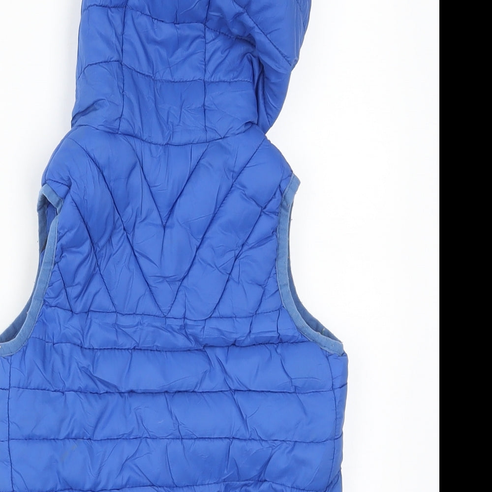 NEXT Boys Blue   Gilet Waistcoat Size 3-4 Years