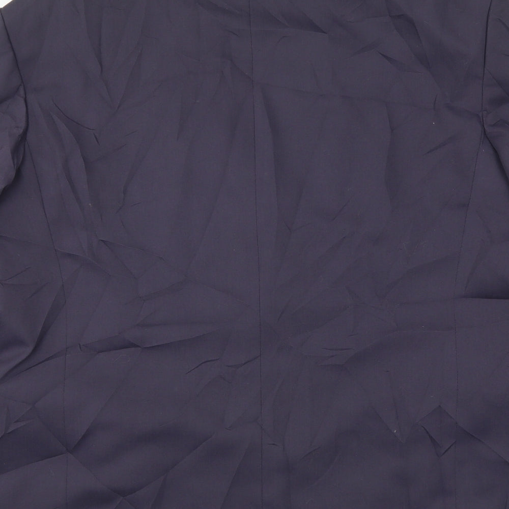 Blue Fox Mens Black   Jacket Suit Size 44