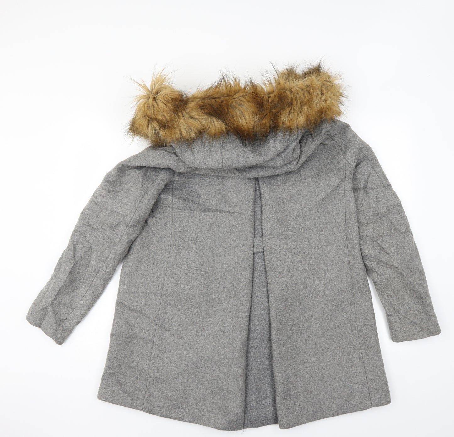 Zara Womens Grey   Overcoat Coat Size L