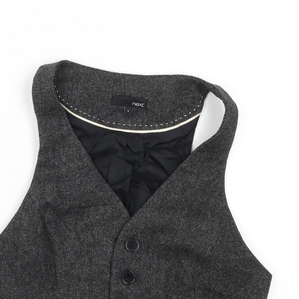 NEXT Womens Grey   Jacket Suit Waistcoat Size 8