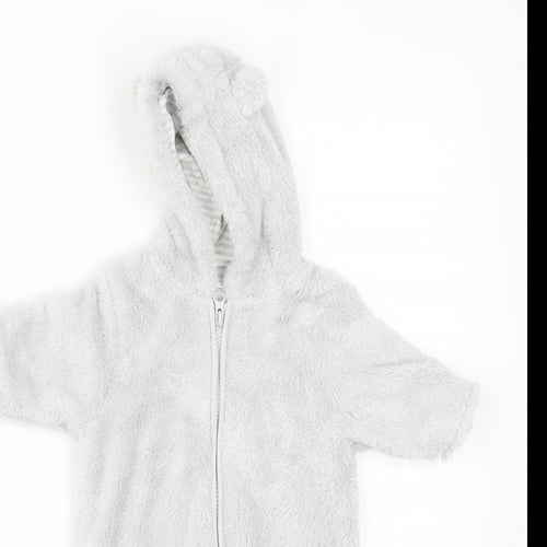 NEXT Baby Grey   Jacket Snowsuit Size 0-3 Months