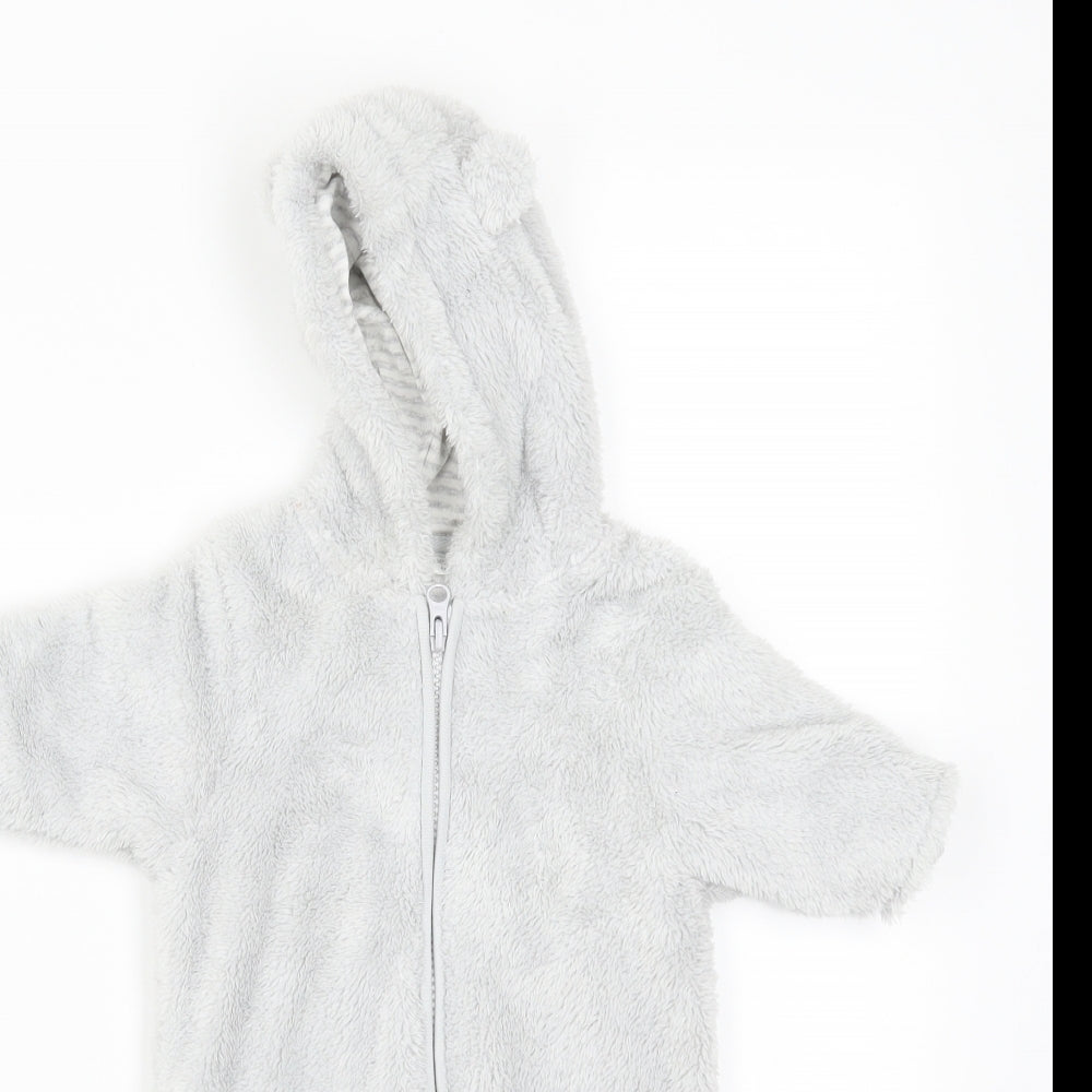 NEXT Baby Grey   Jacket Snowsuit Size 0-3 Months