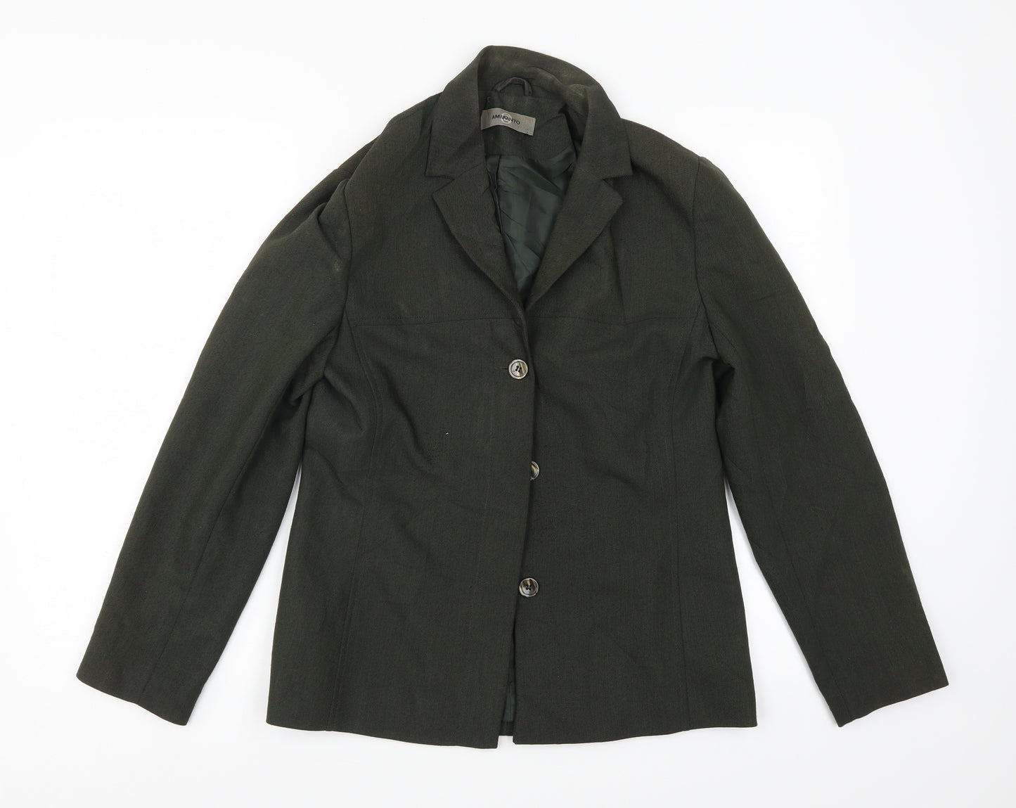 AMARANTO Womens Green   Jacket  Size 10