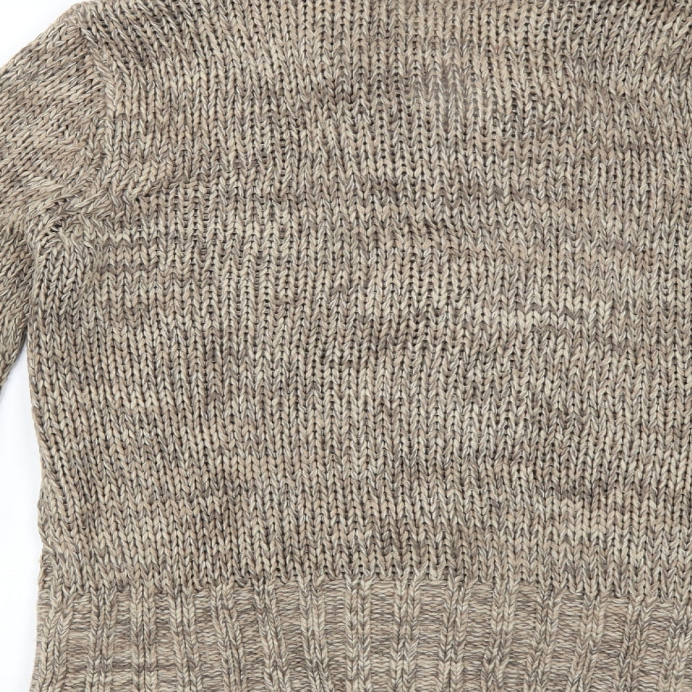 Ellie Louise Womens Beige   Cardigan Jumper Size M