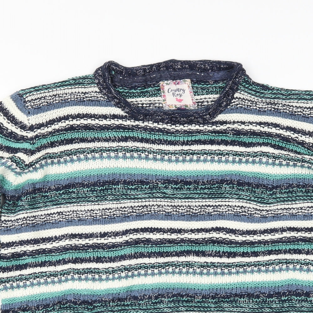 COUNTRY ROSE Womens Multicoloured Striped  Pullover Jumper