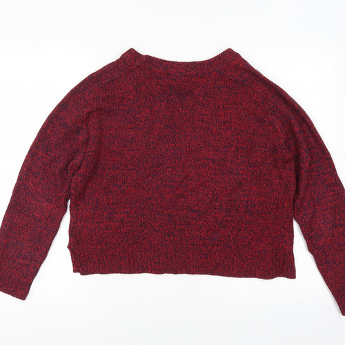 Divided by H&M Womens Red   Pullover Jumper Size M