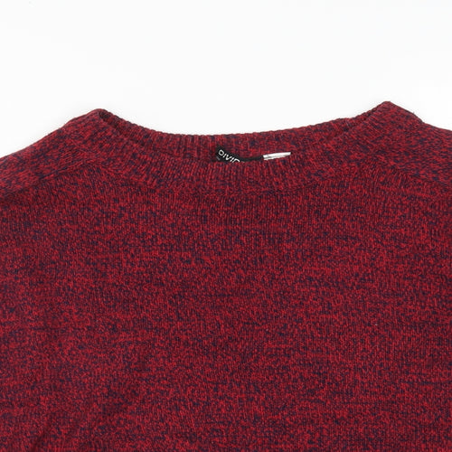 Divided by H&M Womens Red   Pullover Jumper Size M