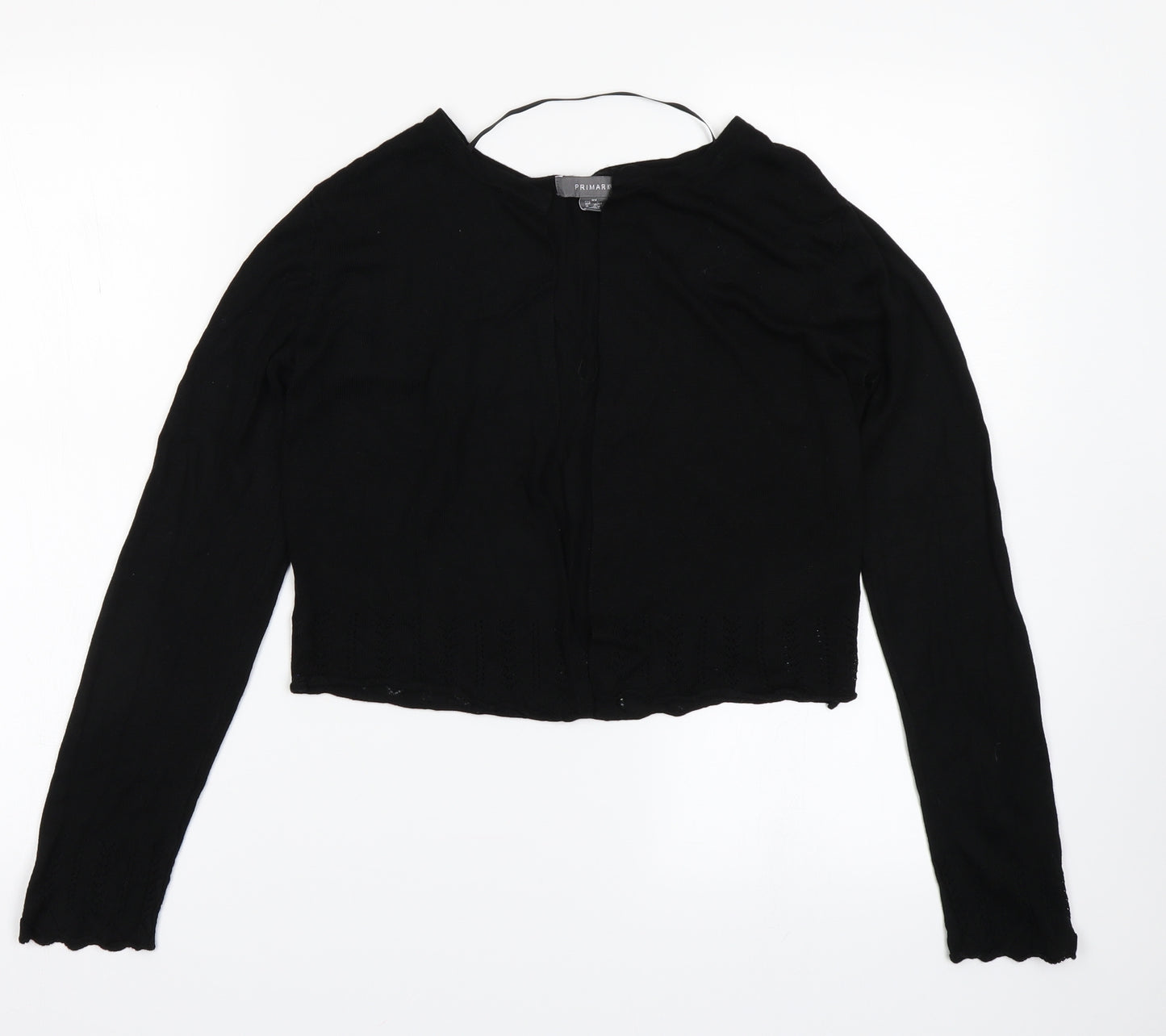 prim Womens Black  Knit Cardigan Jumper Size XS