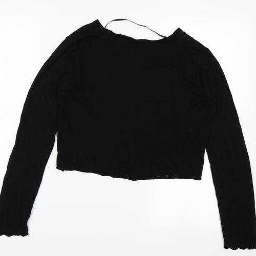 prim Womens Black  Knit Cardigan Jumper Size XS