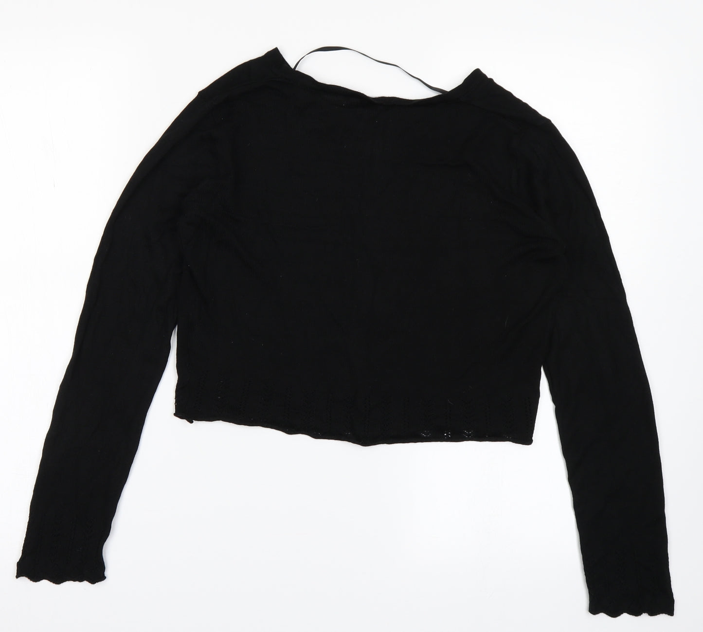 prim Womens Black  Knit Cardigan Jumper Size XS