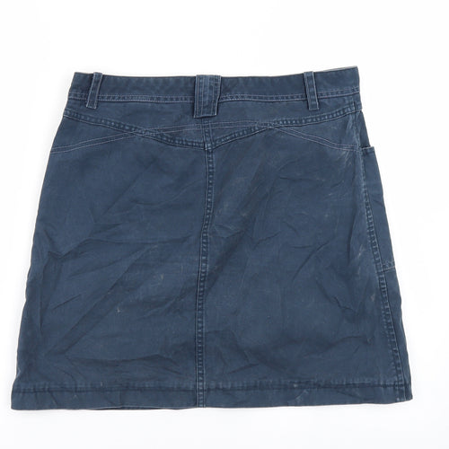 L.O.G.G Womens Blue   A-Line Skirt Size 10