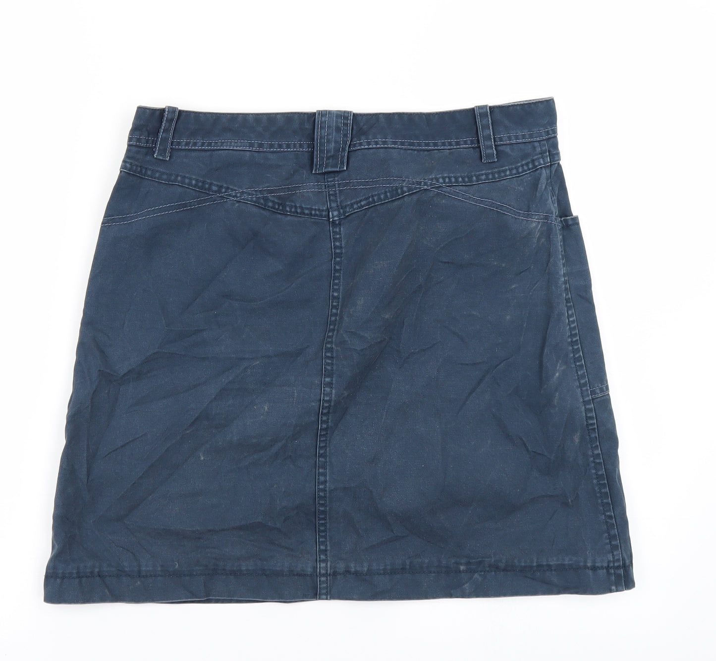 L.O.G.G Womens Blue   A-Line Skirt Size 10