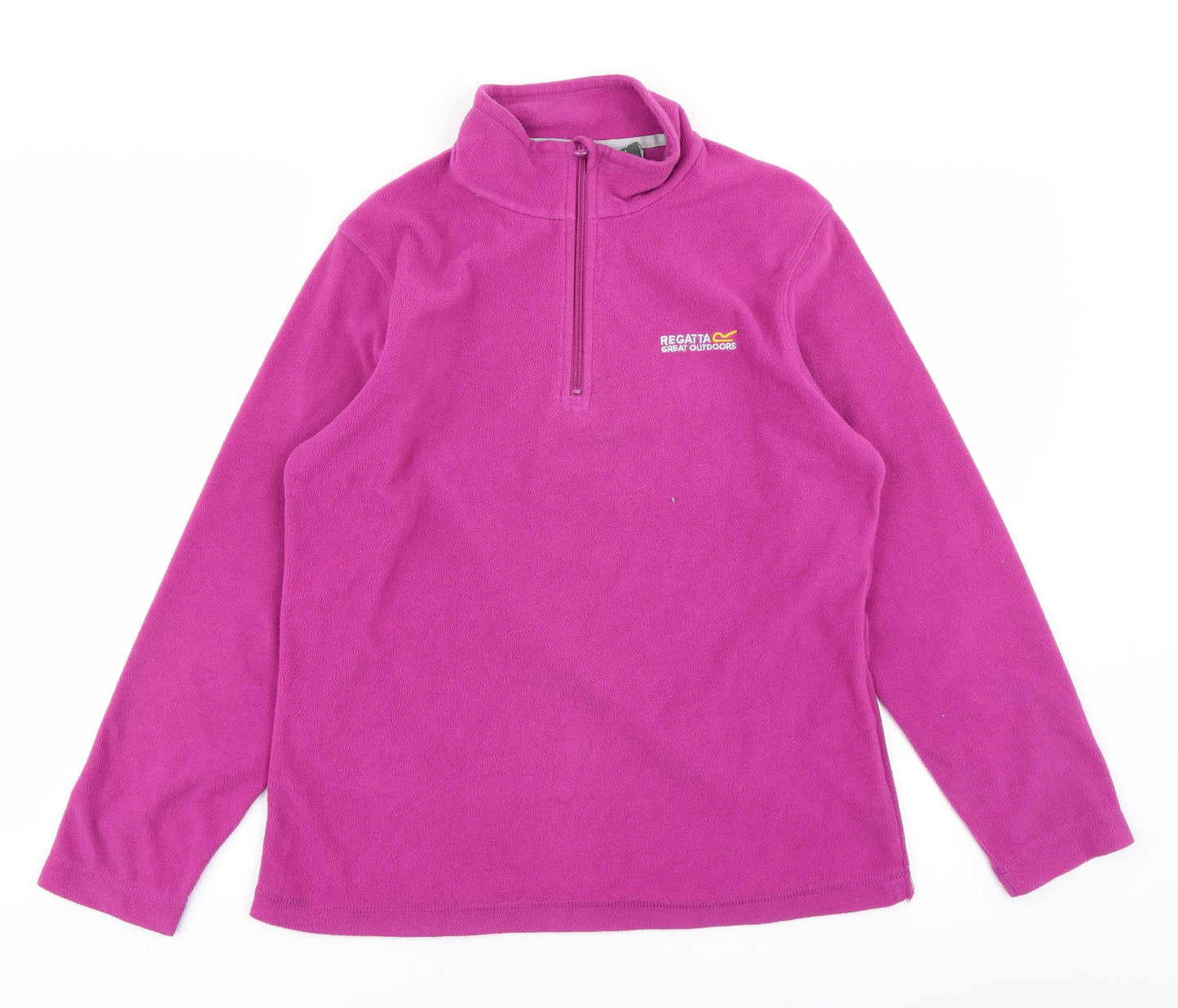 Regatta Womens Pink  Fleece Pullover Sweatshirt Size 12