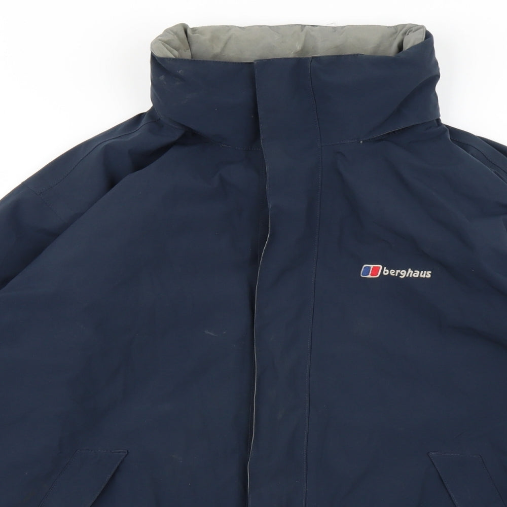Berghaus Mens Blue   Rain Coat Coat Size XL