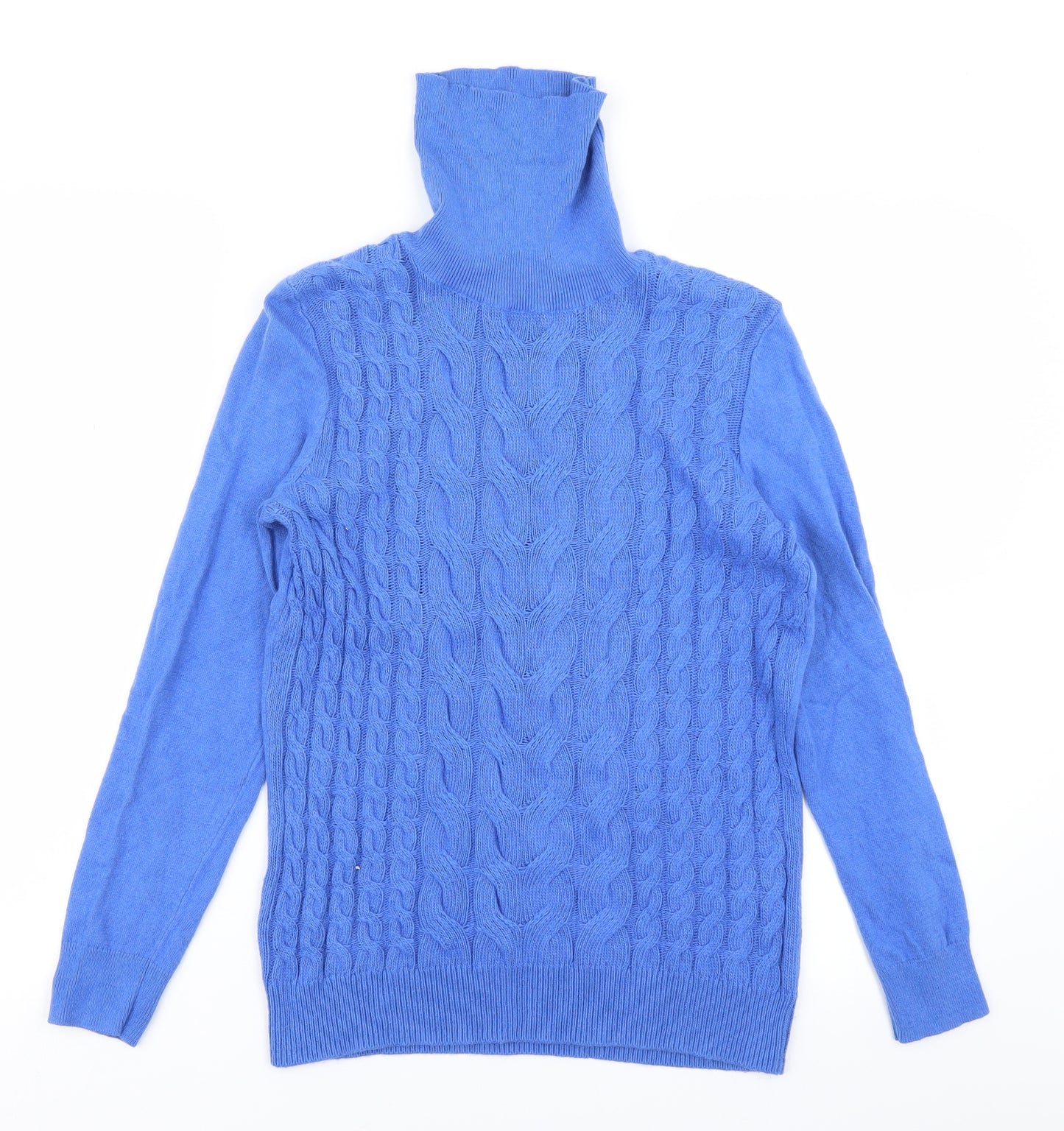 CC Womens Blue  Knit Pullover Jumper Size S