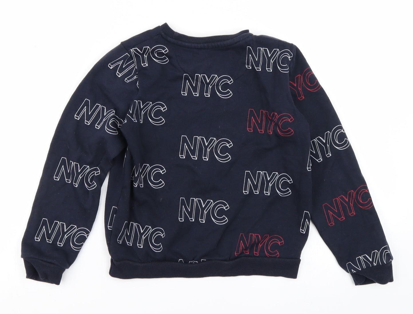 Primark Boys Blue   Pullover Sweatshirt Size 8-9 Years