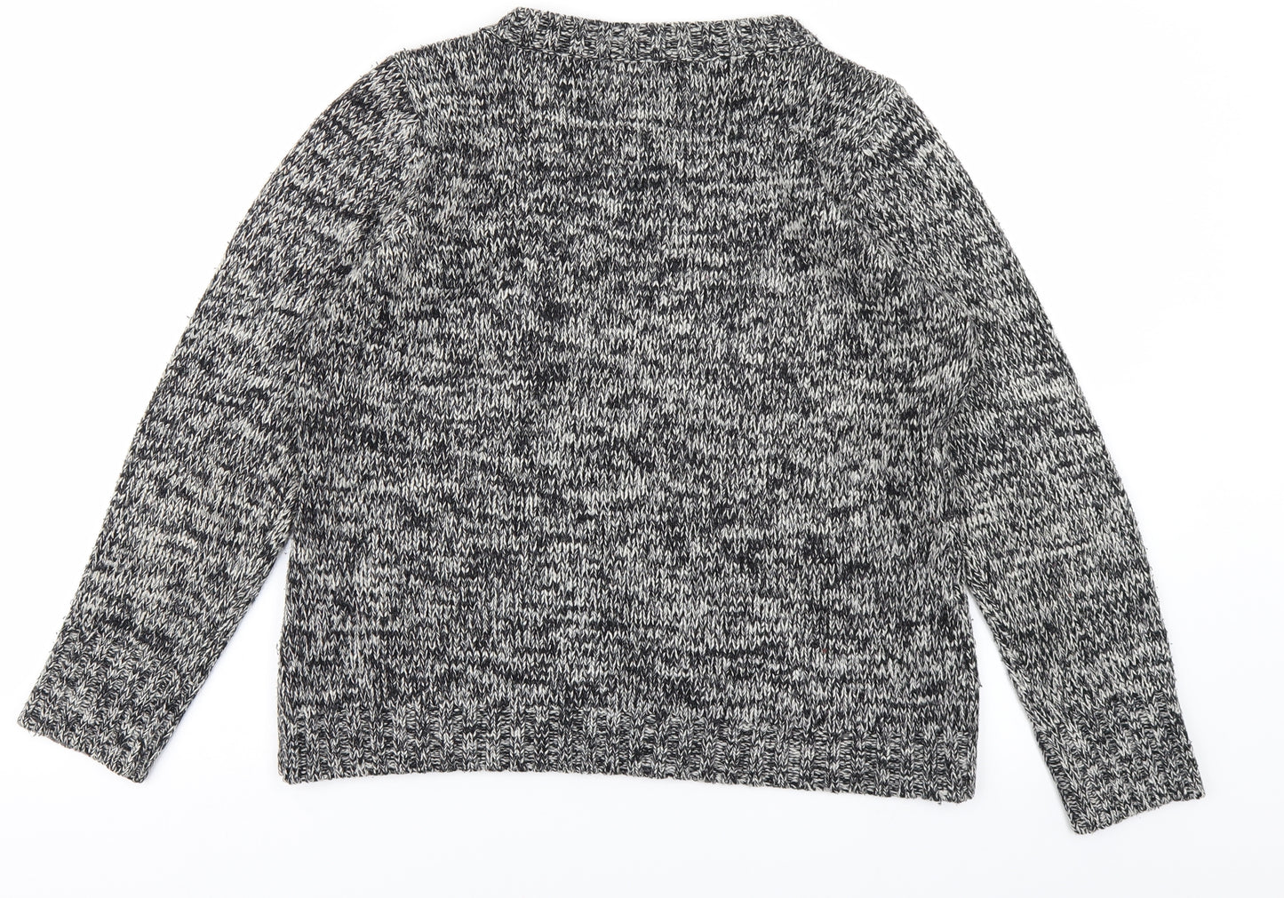 George Womens Grey  Knit Pullover Jumper Size 12