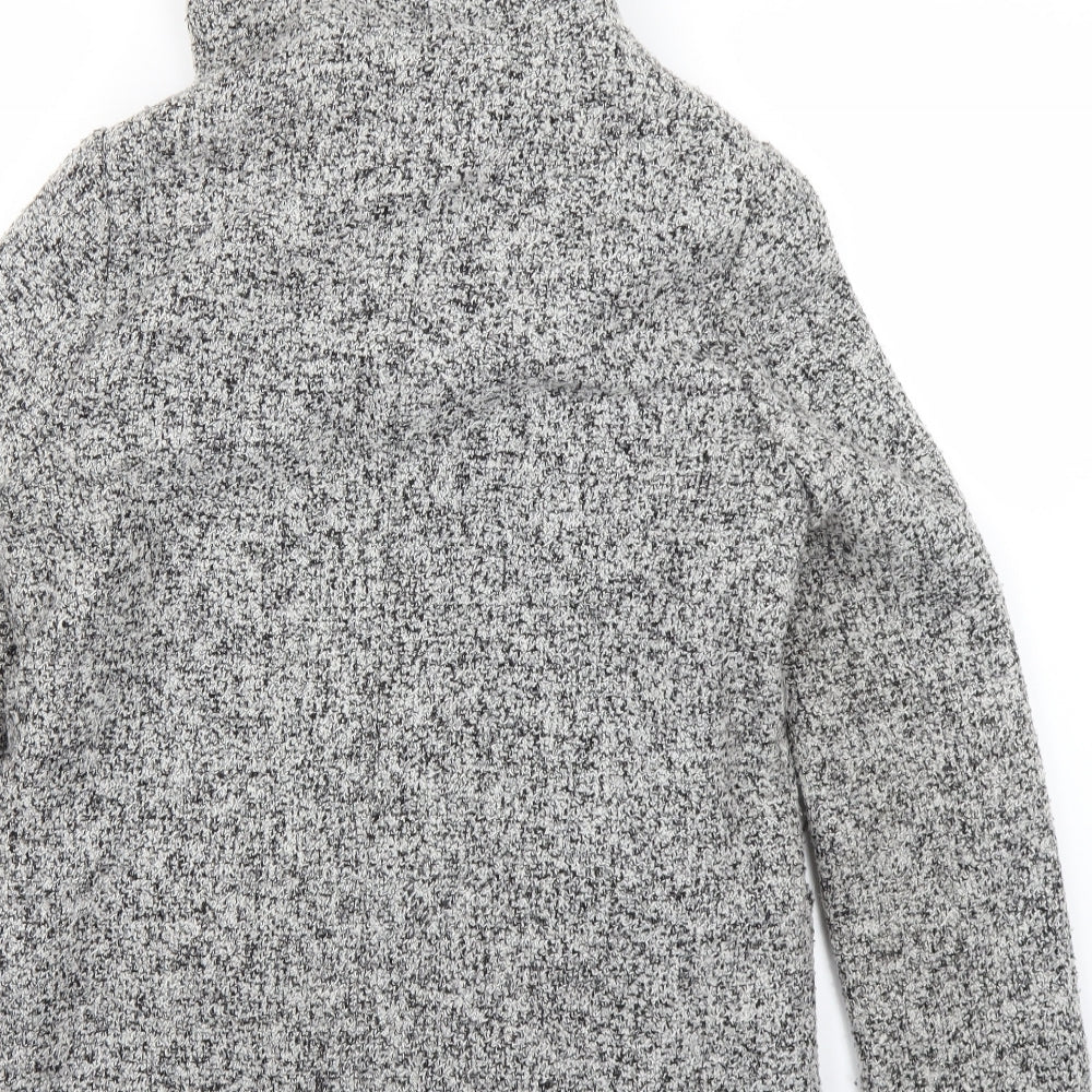 New Look Womens Grey   Overcoat Coat Size 8