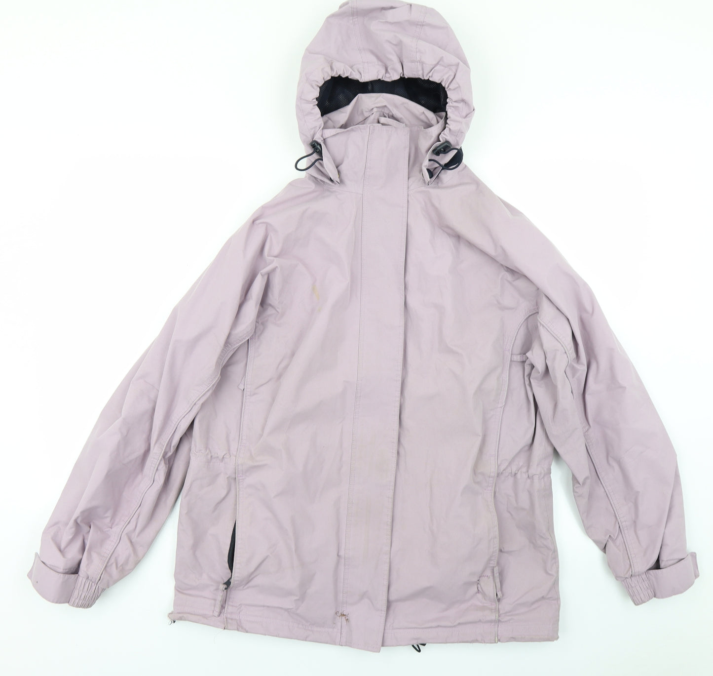 Outdoor Sportswear Womens Purple   Rain Coat Coat Size 14