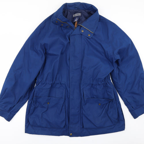 Lands' End Mens Blue   Parka Coat Size L