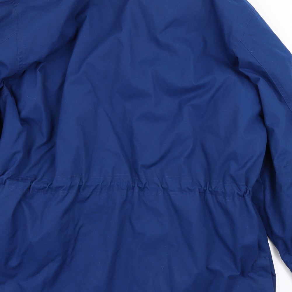 Lands' End Mens Blue   Parka Coat Size L