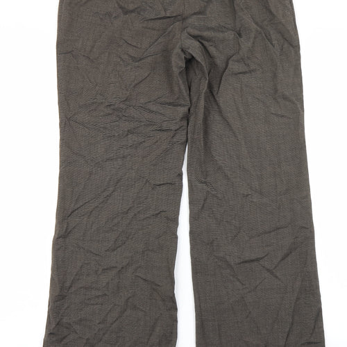 Marks & spencer Womens Brown   Trousers  Size 10 L29 in