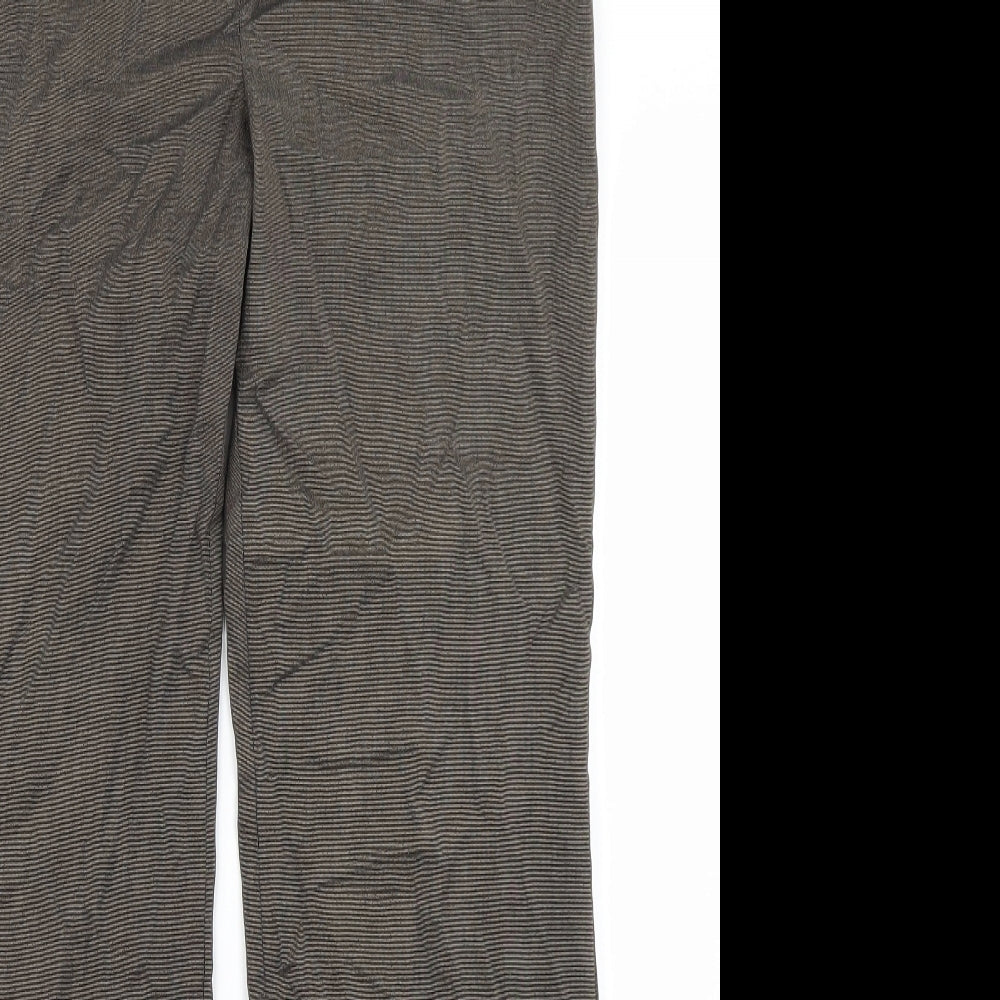 Marks & spencer Womens Brown   Trousers  Size 10 L29 in