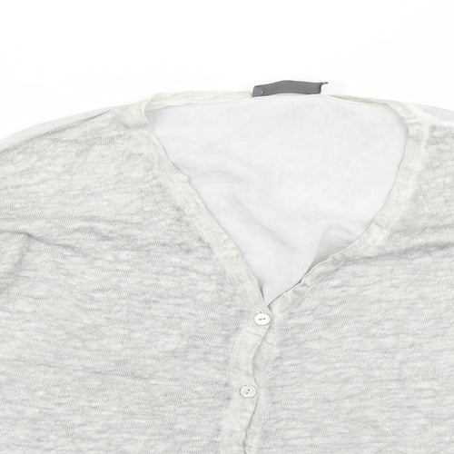 Mint Velvet Womens Grey   Cardigan Jumper Size 10