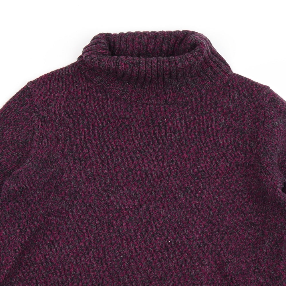 Laura Ashley Womens Purple  Knit Pullover Jumper Size 12