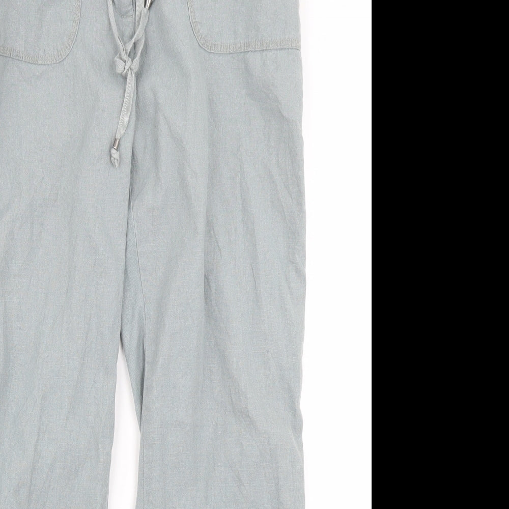 Papaya Womens Blue   Cargo Trousers Size 10 L26 in