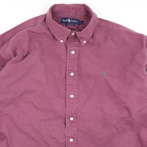 Ralph Lauren Mens Purple    Button-Up Size 2XL